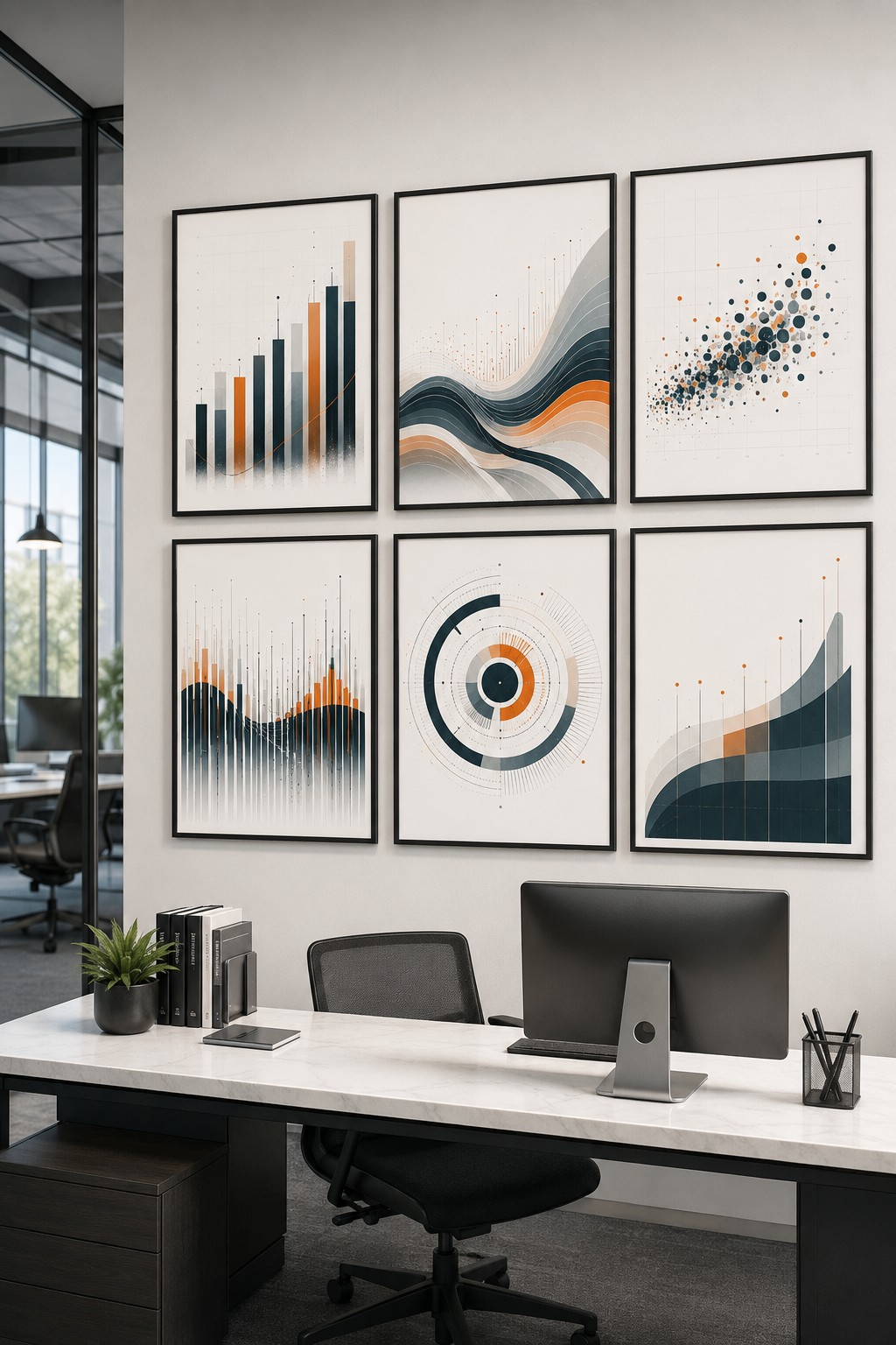 Data Analytics & Business Growth Art Set