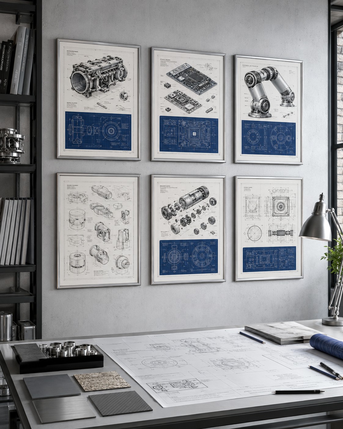 Innovation & Engineering Patent Sketch Set