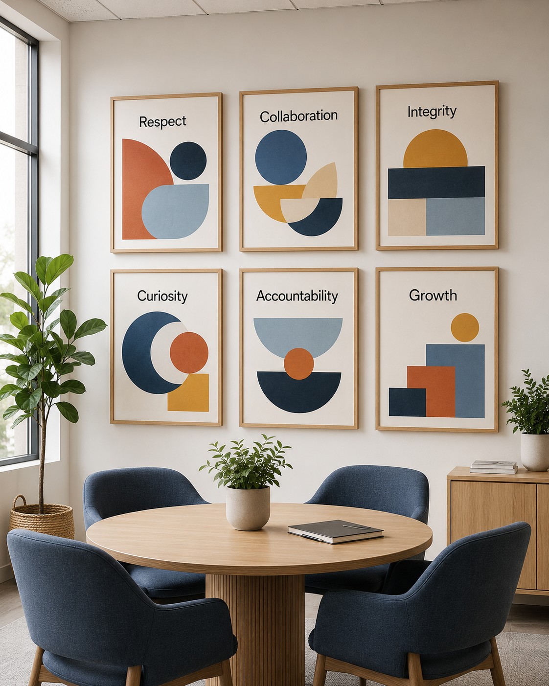 Positive Workplace Culture Values Print Set